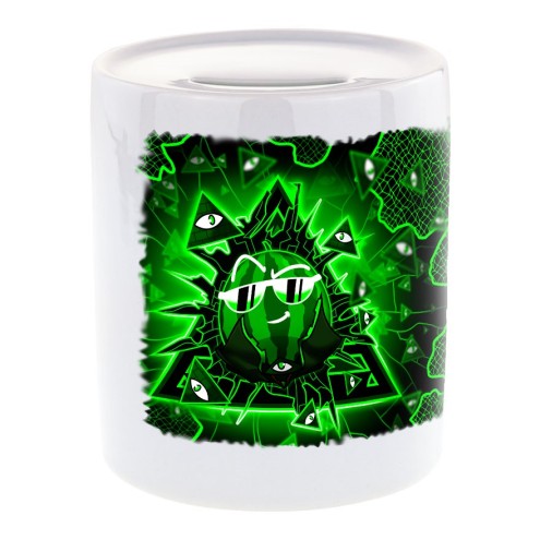 Team Melone Dunkel Illuminati Spardose