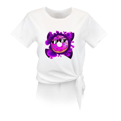Team Melone DONUT Knoten-T-Shirt