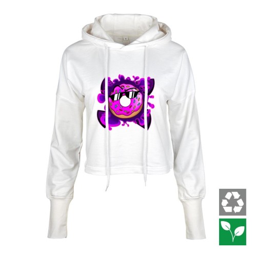 Team Melone DONUT Cropped Hoodie women