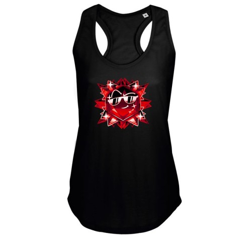 Team Melone Dunkel Rubin Girlie Tank Top