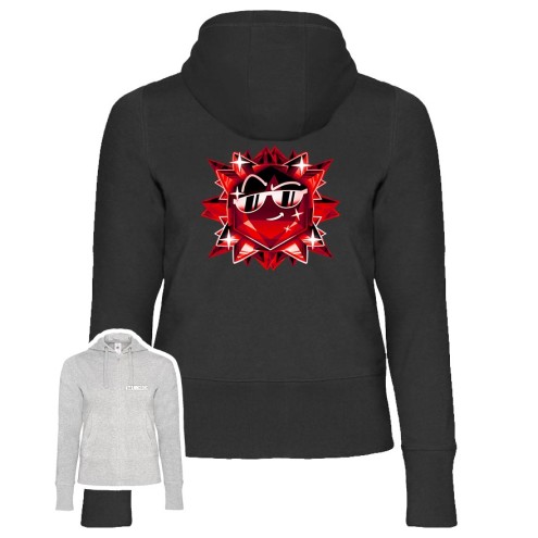 Team Melone Dunkel Rubin Basic Zipped Hoodie women