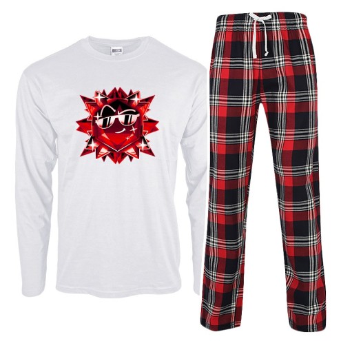 Team Melone Dunkel Rubin Unisex Pyjama karo lang