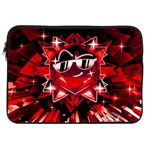 Team Melone Dunkel Rubin Neopren Tablet- bzw. Laptophülle