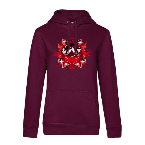Team Melone Dunkel Rubin Premium Hoodie women