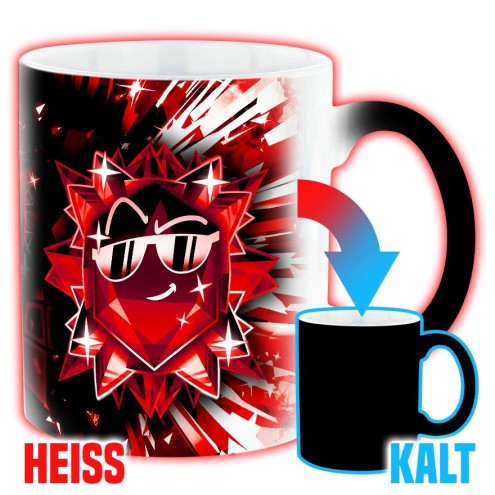 Team Melone Dunkel Rubin Magic Mug