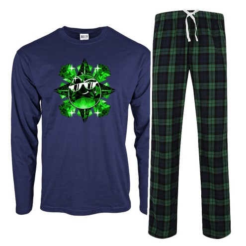 Team Melone Dunkel Smaragd Unisex Pyjama karo lang
