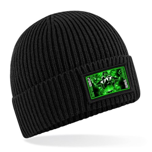 Team Melone Dunkel Smaragd Strick-Mütze/-Haube