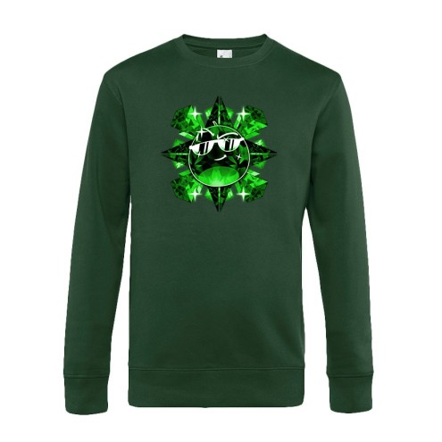 Team Melone Dunkel Smaragd Premium Sweater