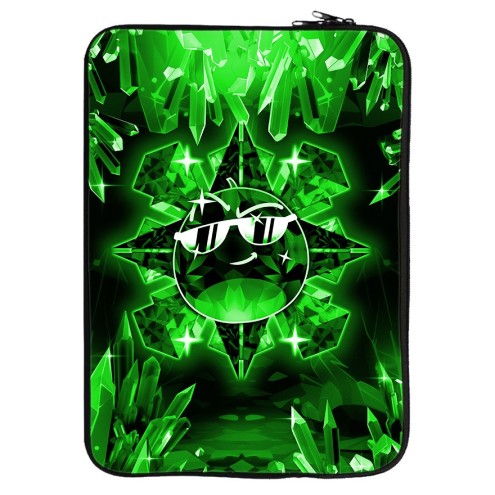 Team Melone Dunkel Smaragd Neopren Tablet- bzw. Laptophülle