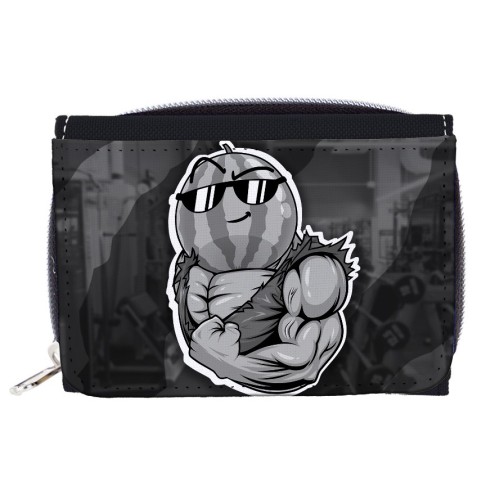 Team Melone Fitness GRAY Brieftasche / Geldbörse
