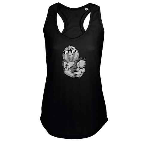Team Melone Fitness GRAY Girlie Tank Top