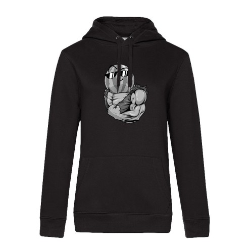 Team Melone Fitness GRAY Premium Hoodie women