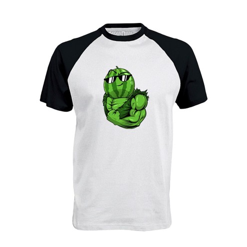 Team Melone Fitness GREEN Baseball T-Shirt