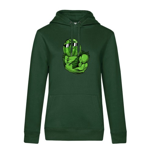 Team Melone Fitness GREEN Premium Hoodie women