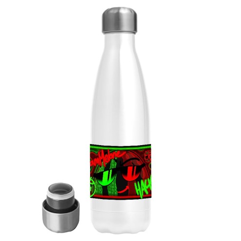Team Melone Hacker Edelstahl Trinkflasche 500ml