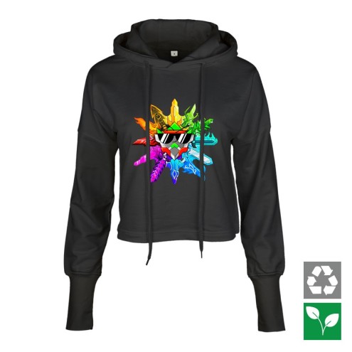 Totem Cropped Hoodie women