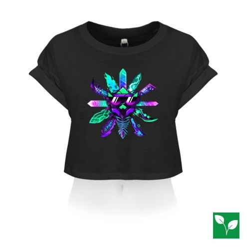Totem Galaxy Organic Crop T-Shirt women
