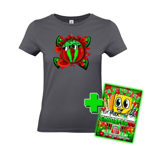 Team Melone RED 6. Geburtstag T-Shirt women