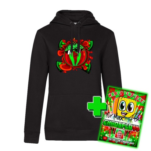 Team Melone RED 8. Geburtstag Premium Hoodie women