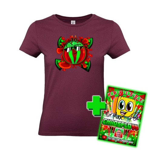 Team Melone RED 10. Geburtstag T-Shirt women