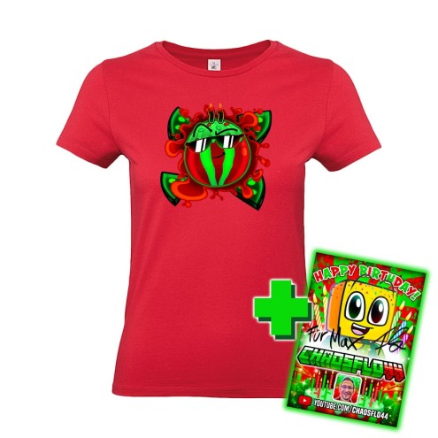 Team Melone RED 11. Geburtstag T-Shirt women