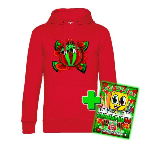 Team Melone RED 13. Geburtstag Premium Hoodie