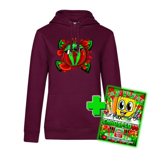 Team Melone RED 16. Geburtstag Premium Hoodie women