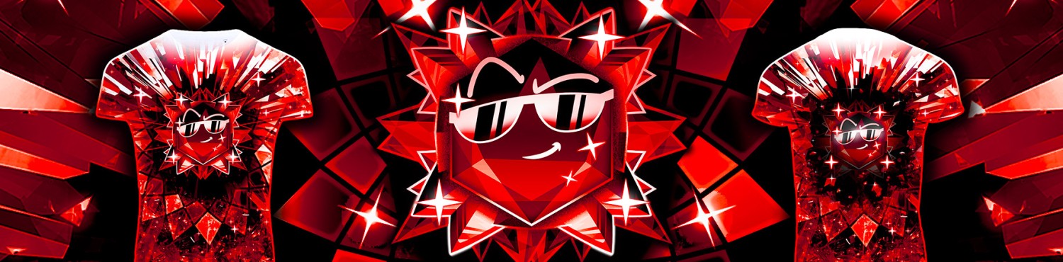 Team Melone Dunkel Rubin